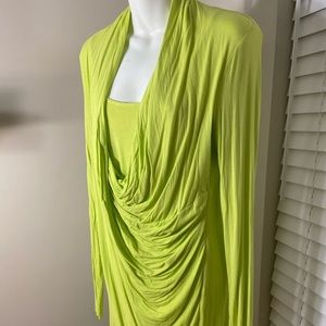BAILEY 44 B4B Lime Green Ruched Dress NWT $279